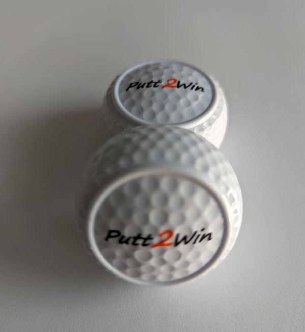 Putt2Win 2 Flat Golf Ball Putting Practice Aid