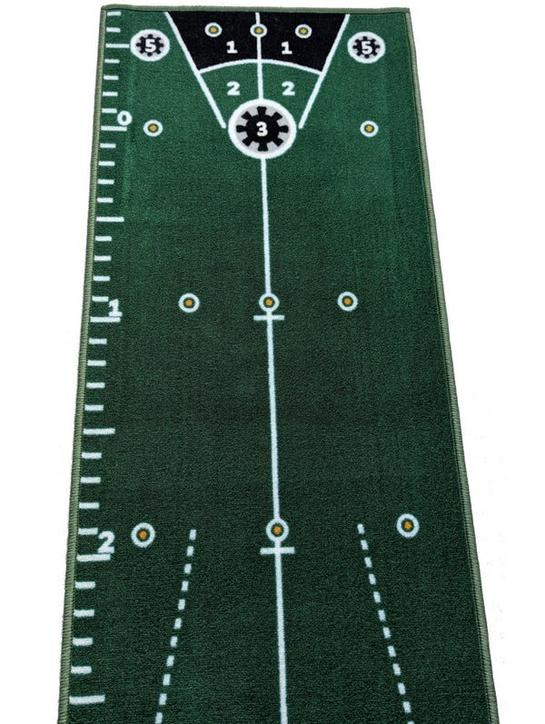 Putt2Win Pro Golf Putting & Chipping Mat Packed with Multi Player Putting / Chipping Games. Includes Golf Practice Training Aids a Putting Mirror, Ghost Hole & Target Backstop. Improves Putting & Chipping Skills. A Great Gift for Any Golfer.