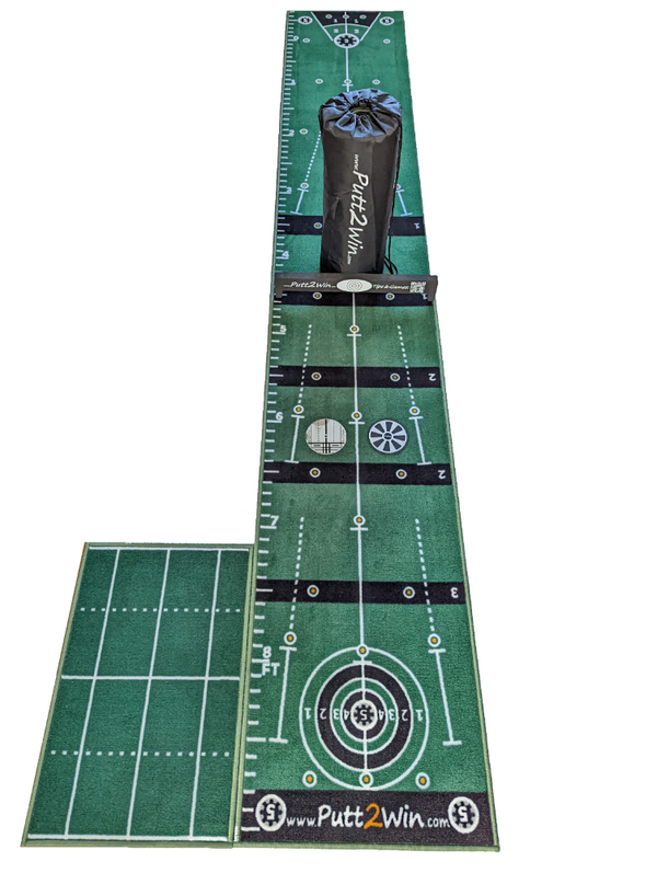 Putt2Win Golf Putting Mat Set