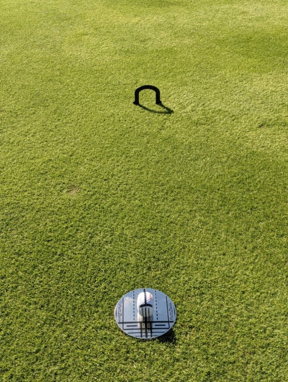 Putt2Win Putting Mirror Flat Ball Putting Gate