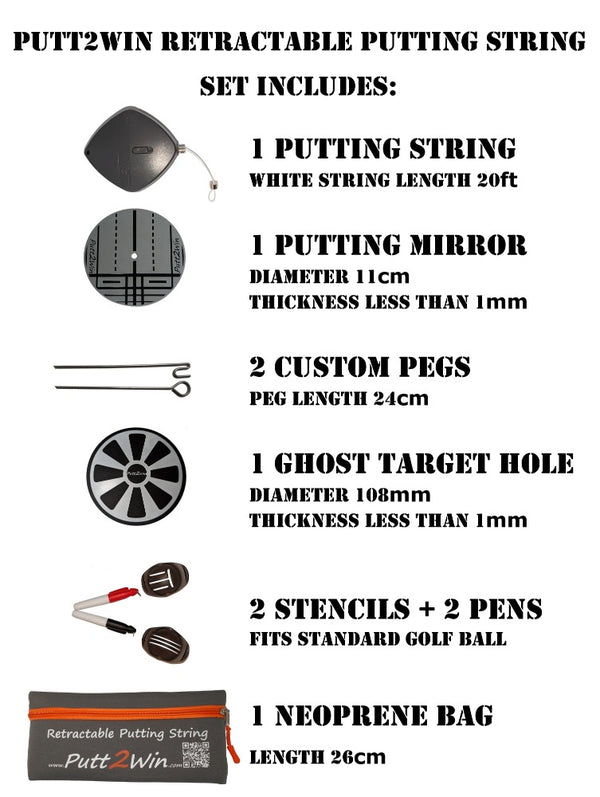 Putt2Win Putting String Pro Set